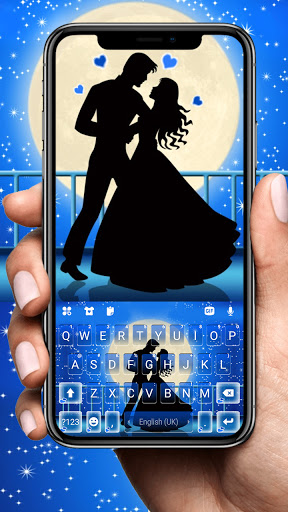 Android application Moon Couple Dance Keyboard Bac screenshort