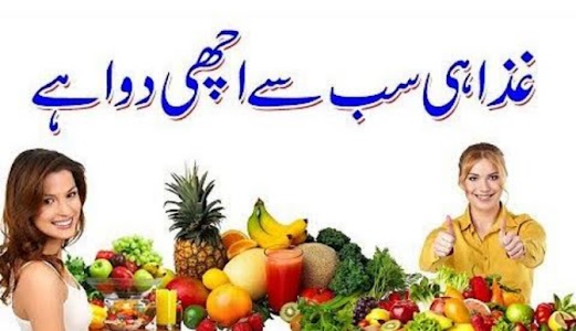 Ghiza Se ilaj in Urdu Unknown