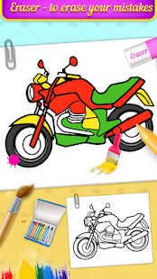 Vehicle Drawing and Coloring B Screenshot