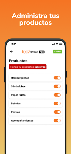 Toliv Market POS Screen 3