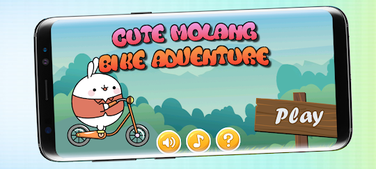 Cute Molang Bike Adventure