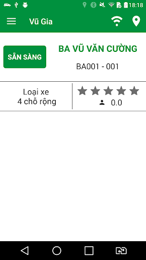 Android application Lái xe Vũ Gia screenshort