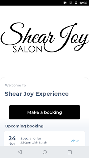 Android application Shear Joy Experience screenshort