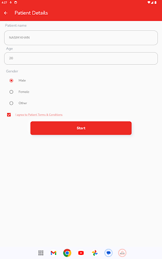 Meyer Ortho Check Screenshot