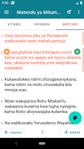 Biblia Takatifu, Swahili Bible (Kiswahili)  APK screenshots 6