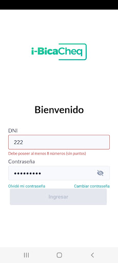 iBicaCheq Screen 2