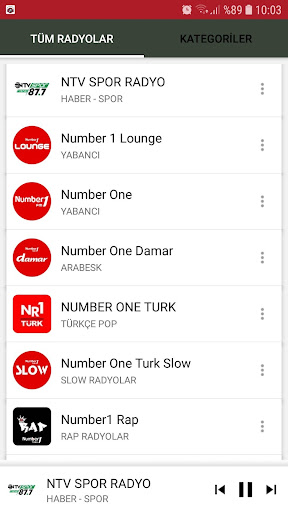 Radio Listen - Turkish Radio Screen 2