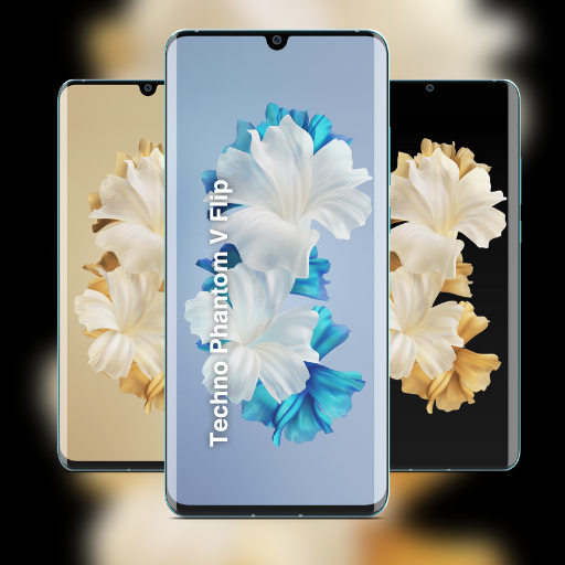 Tecno Phantom V Flip Wallpaper logo