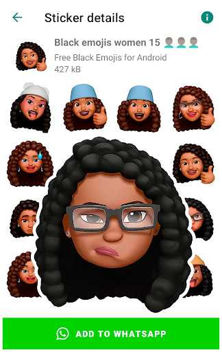 Memoji Black People Stickers