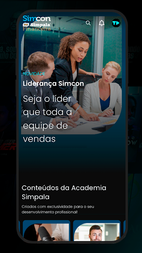 Android application Academia Simpala screenshort