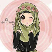 Cute Muslimah Cartoon Wallpaper Offline