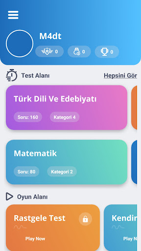 Android application 10. Sınıf Sınav Soruları screenshort