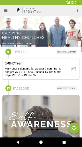 Growing Healthy Churches, Inc. Screen 2