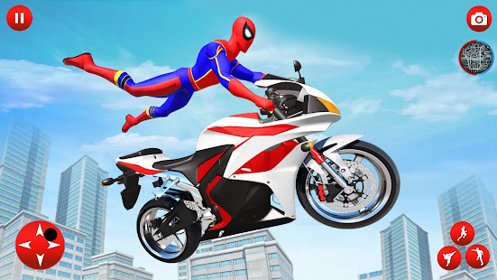 Superhero Bike Mega Ramp Games 1.8 screenshots 2