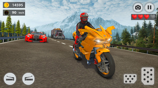 Highway Bike Race - Bike Game Screen 3