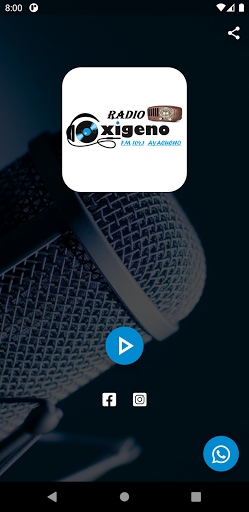 Android application Radio Oxigeno 104.1 Ayacucho screenshort