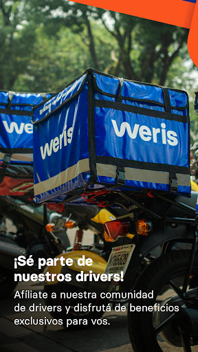 Android application Weris Drivers screenshort