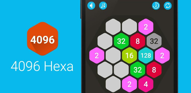 4096 Hexa - super 2048 puzzle