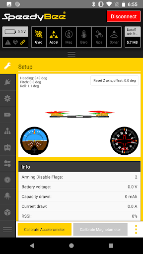 SpeedyBee Screen 3