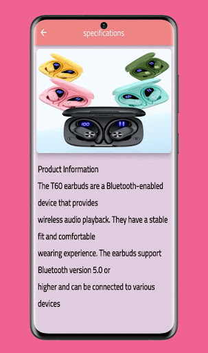 Pocbuds T60 Earbuds guide