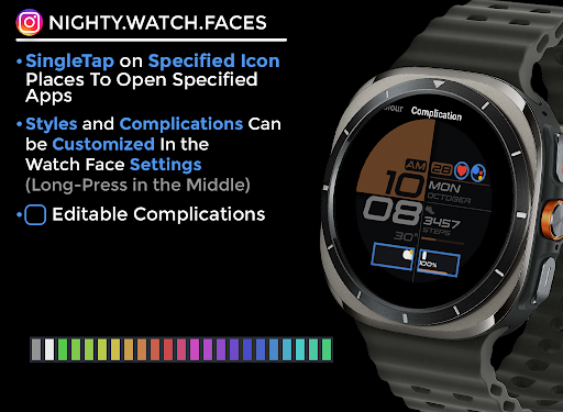 Night ver 38 - watch face screenshot 11