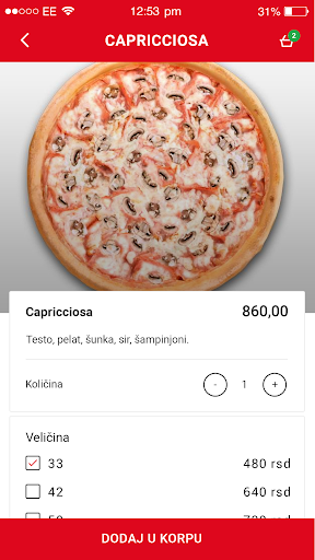 Caribic Pizza Screen 3