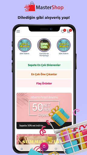 Android application MasterShop screenshort