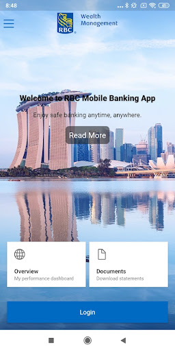 Android application RBC Wealth SGB screenshort