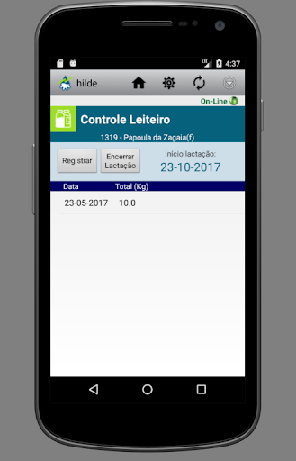 GisleiteApp Screen 3