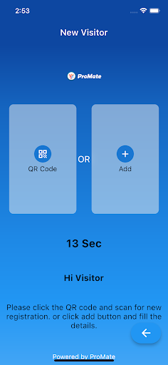 ProMate Terminal Screen 2