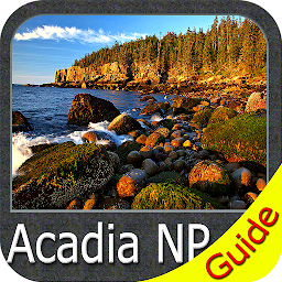 Ikoonprent Acadia National Park GPS Chart