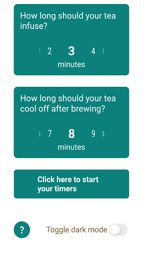 Android application Cool Tea screenshort