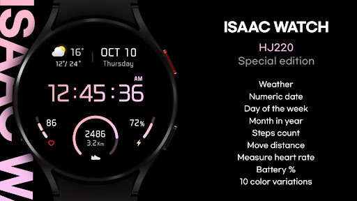 ISAAC WATCH HJ220 screenshot 4