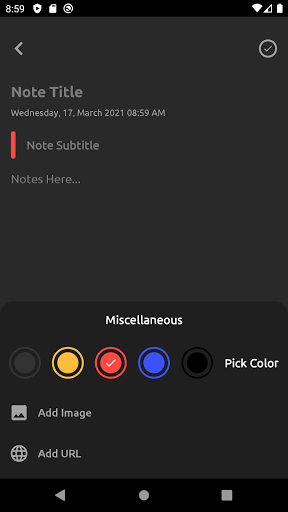 Solid - Notepad, Notes Screen 3
