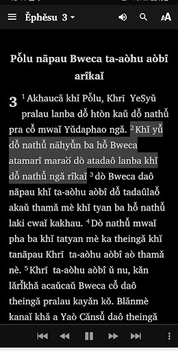 Kayan Audio Bible Li Cǎnsû̌ Screen 3