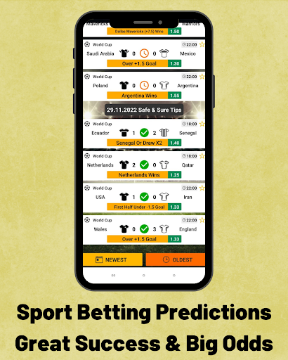 Android application Total Tips Bet - Sport Betting screenshort