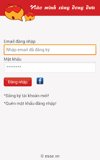 Android application Đong Đưa - Dong Dua screenshort
