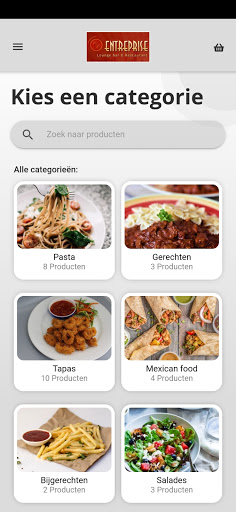 Android application D'Entreprise screenshort