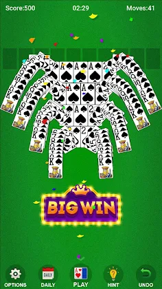 Spider Solitaire - Screenshot 2