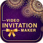 Cover Image of ダウンロード ビデオ招待状メーカー：ビデオカードを作成する  APK