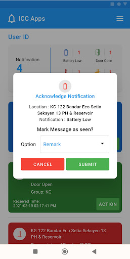 ICC App Screen 3