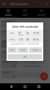 GPS coordinate converter 1.1.5 APK screenshots 6