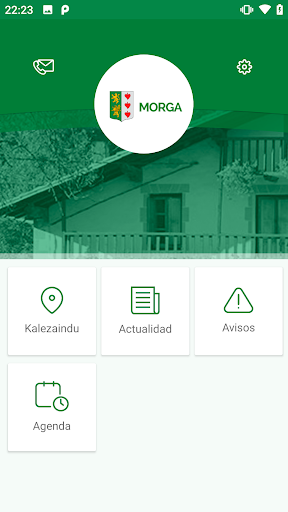 Android application Morga Zabaltzen screenshort