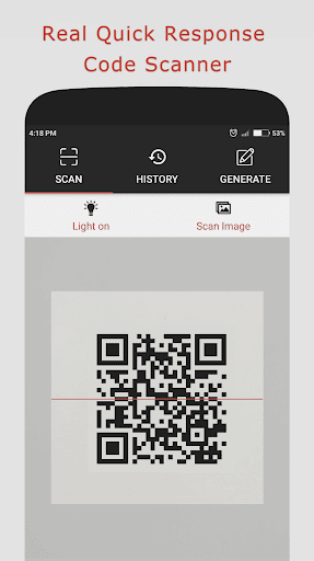 Android application QR Code Scanner screenshort