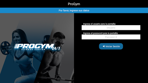 Android application Pantalla - ProGym screenshort