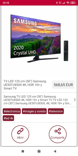 Android application La Tienda en Casa screenshort