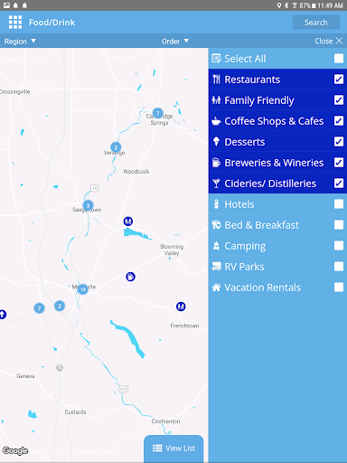 Screenshot of Visit Crawford