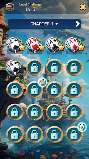 Solitaire Klondike : Fantasy Screen 2