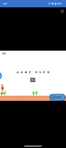 Android application Desert skaters screenshort