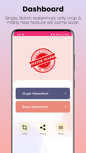 Batch watermark Screen 2